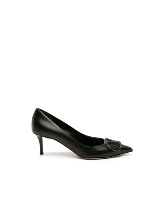Black Pumps with Logo