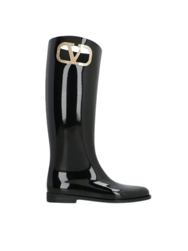 Black Rubber Boots