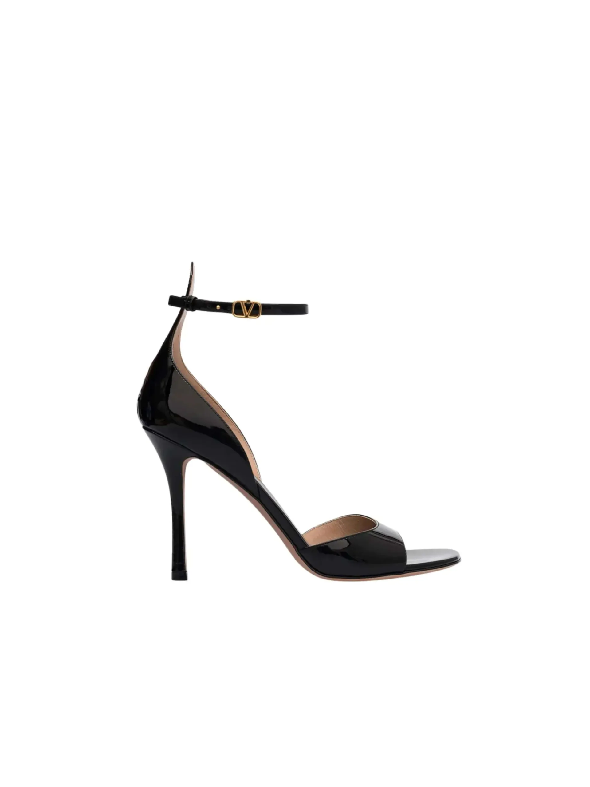 Black Open Toe Pumps