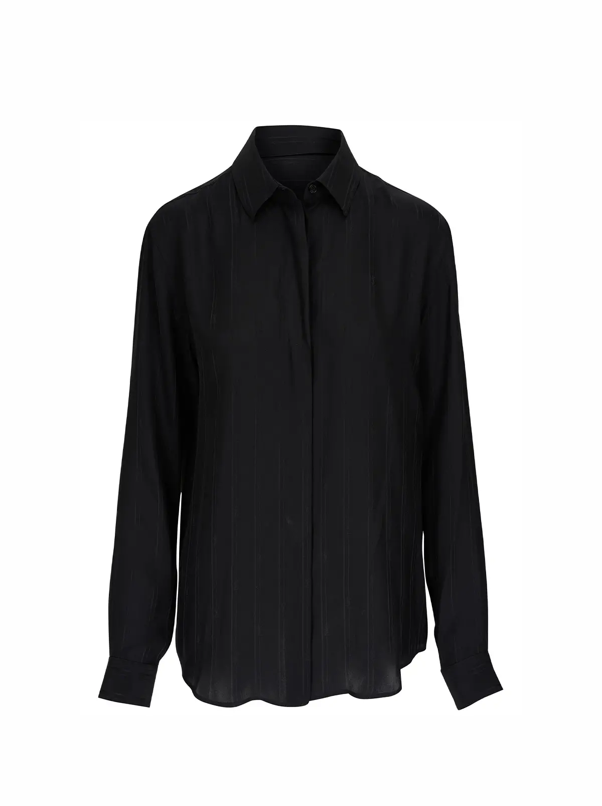 Black Silk Shirt