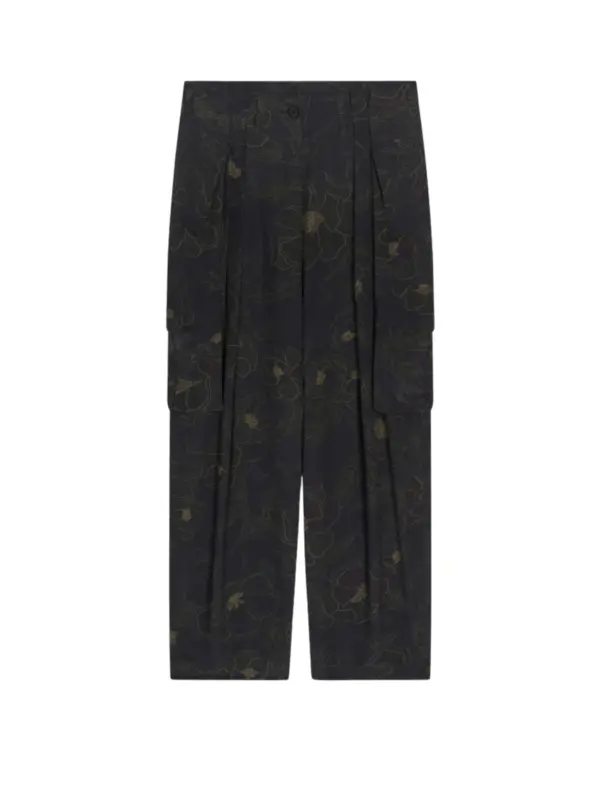 Silk workwear Pants