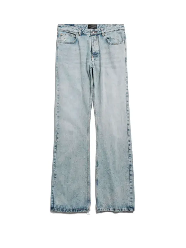 Low Waist Straight Denim Pants