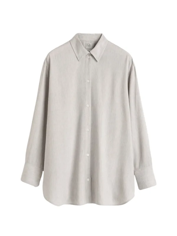 Fluid Viscose-blend Shirt