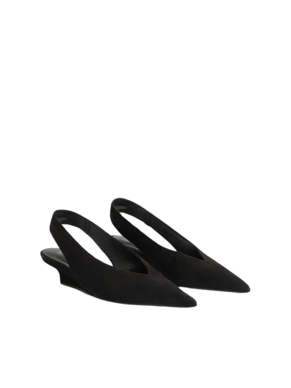 The Suede Wedge-Heel Slingback - Image 2