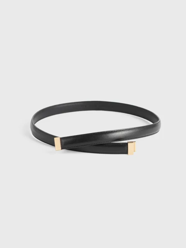 Slide Clasp Leather Belt - Image 2