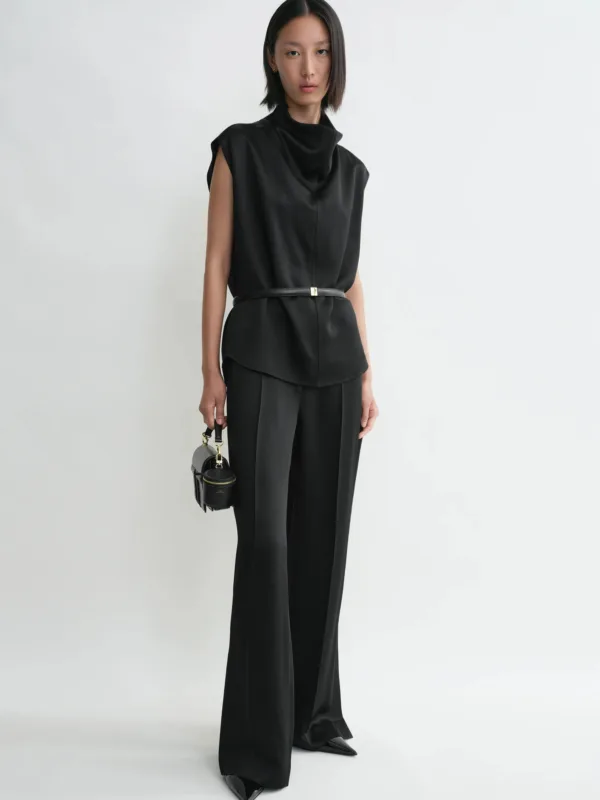 Sleeveless Funnel-neck Top - Image 2