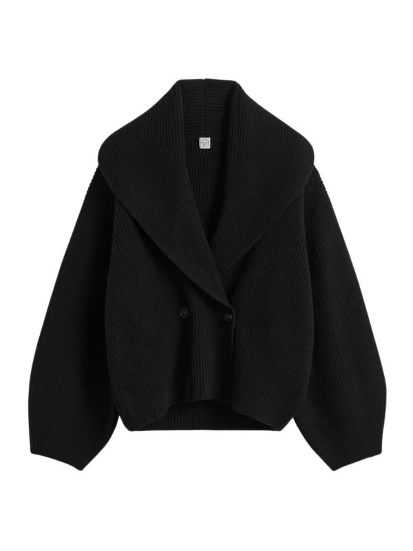 Shawl-lapel Cardigan