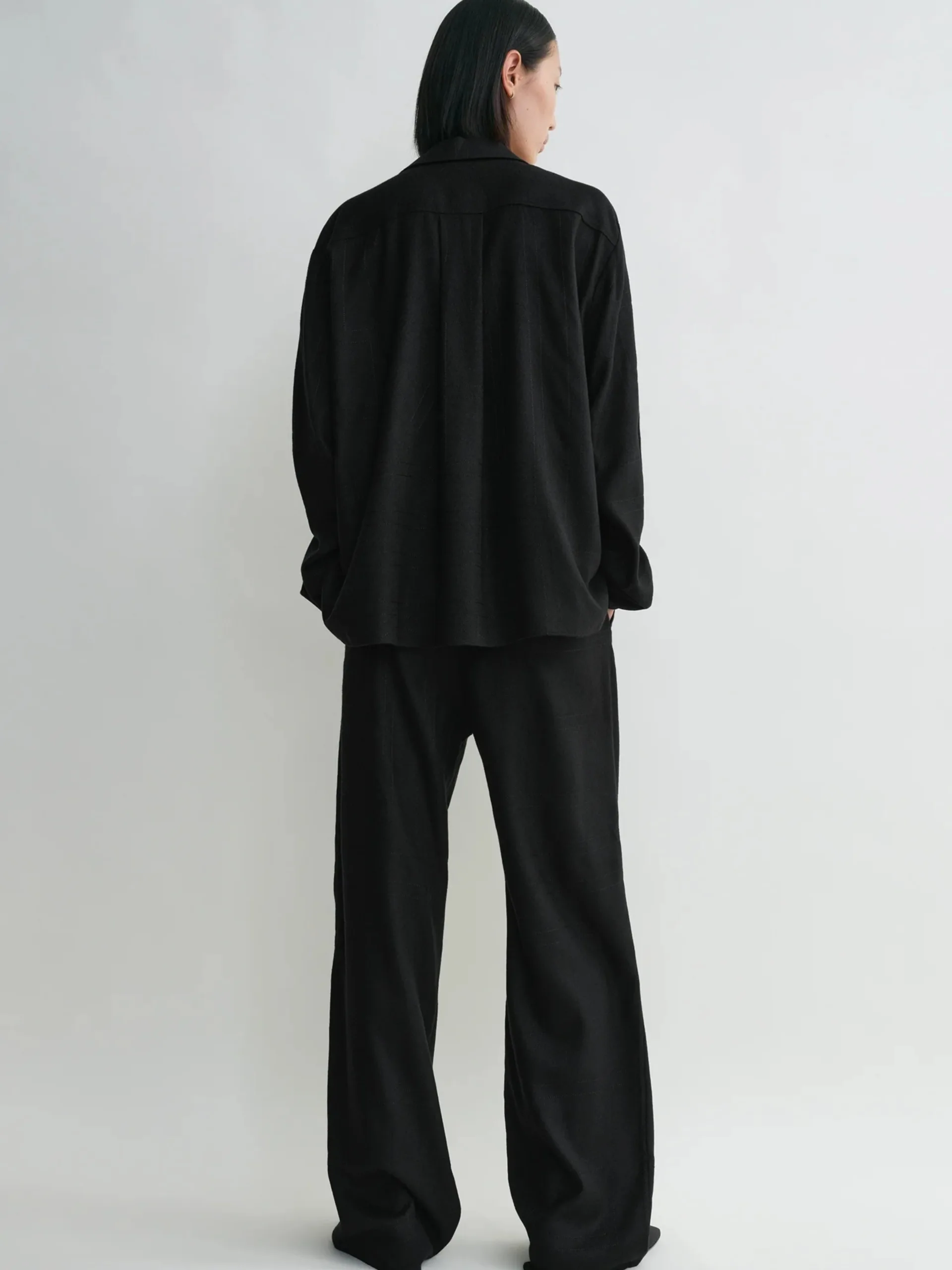 Monogram Flannel Pj Top - Image 3