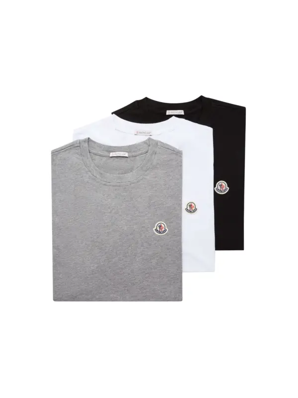 Pack of Moncler Logo T-Shirts