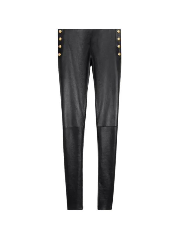 Skinny Jeans in Plongé Lambskin