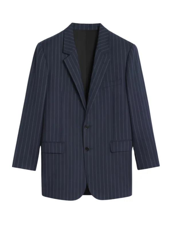 Striped Wool Blazer