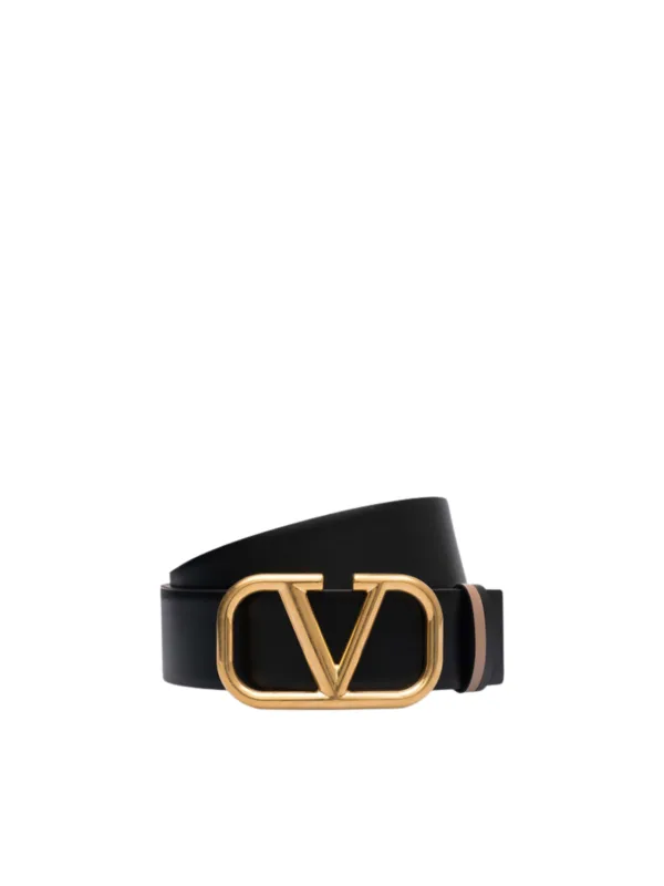 VLogo SignatureLeather Belt