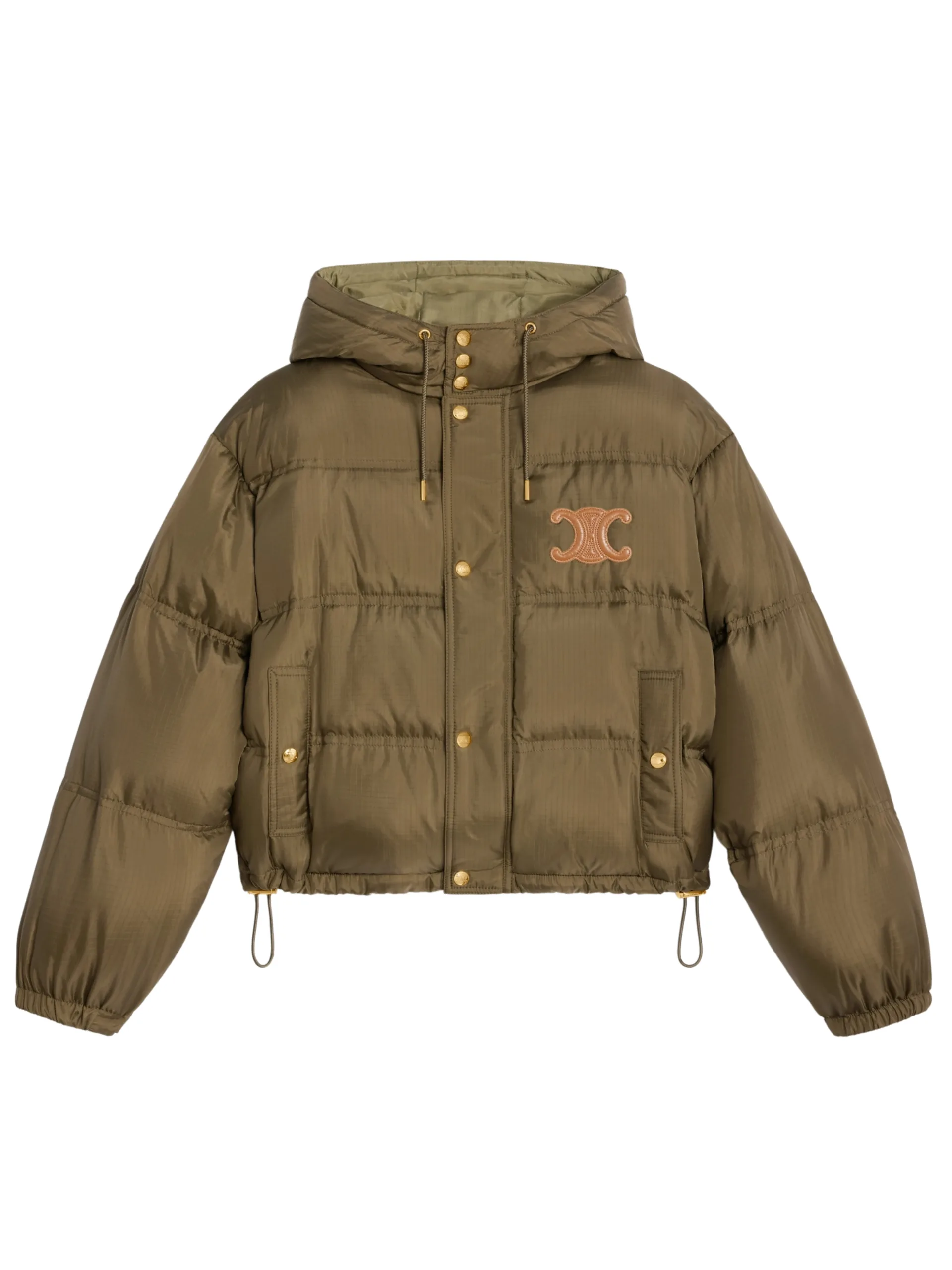 Cropped Triomphe Down Jacket