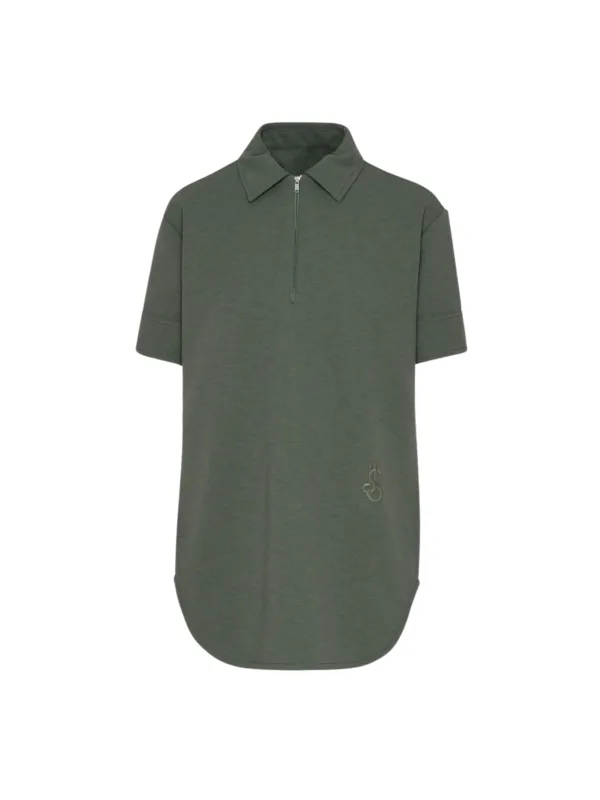 Zipped Polo Shirt