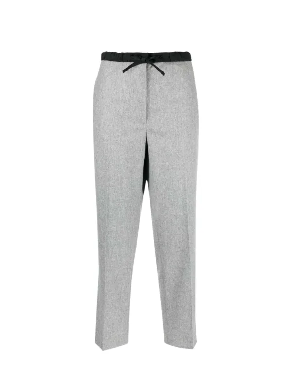 Downstring Cropped Trousers