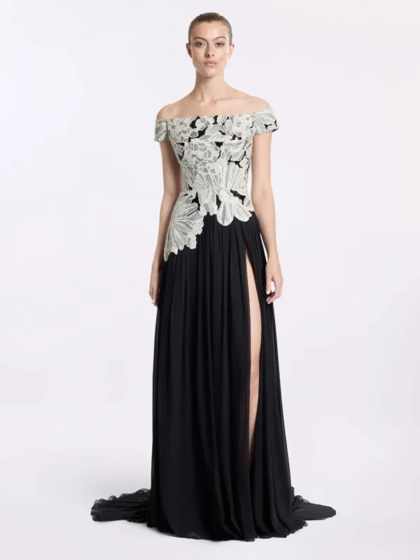 Sequin Embroidered Midi Dress - Image 2