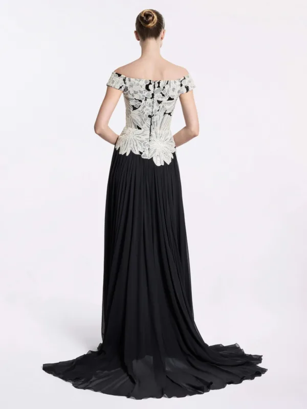 Sequin Embroidered Midi Dress - Image 3