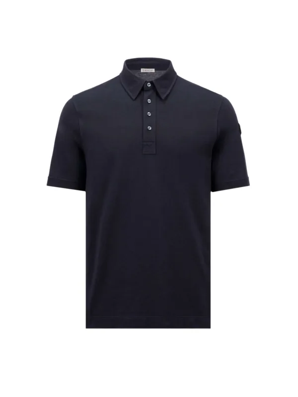 Navy Cotton Polo Shirt