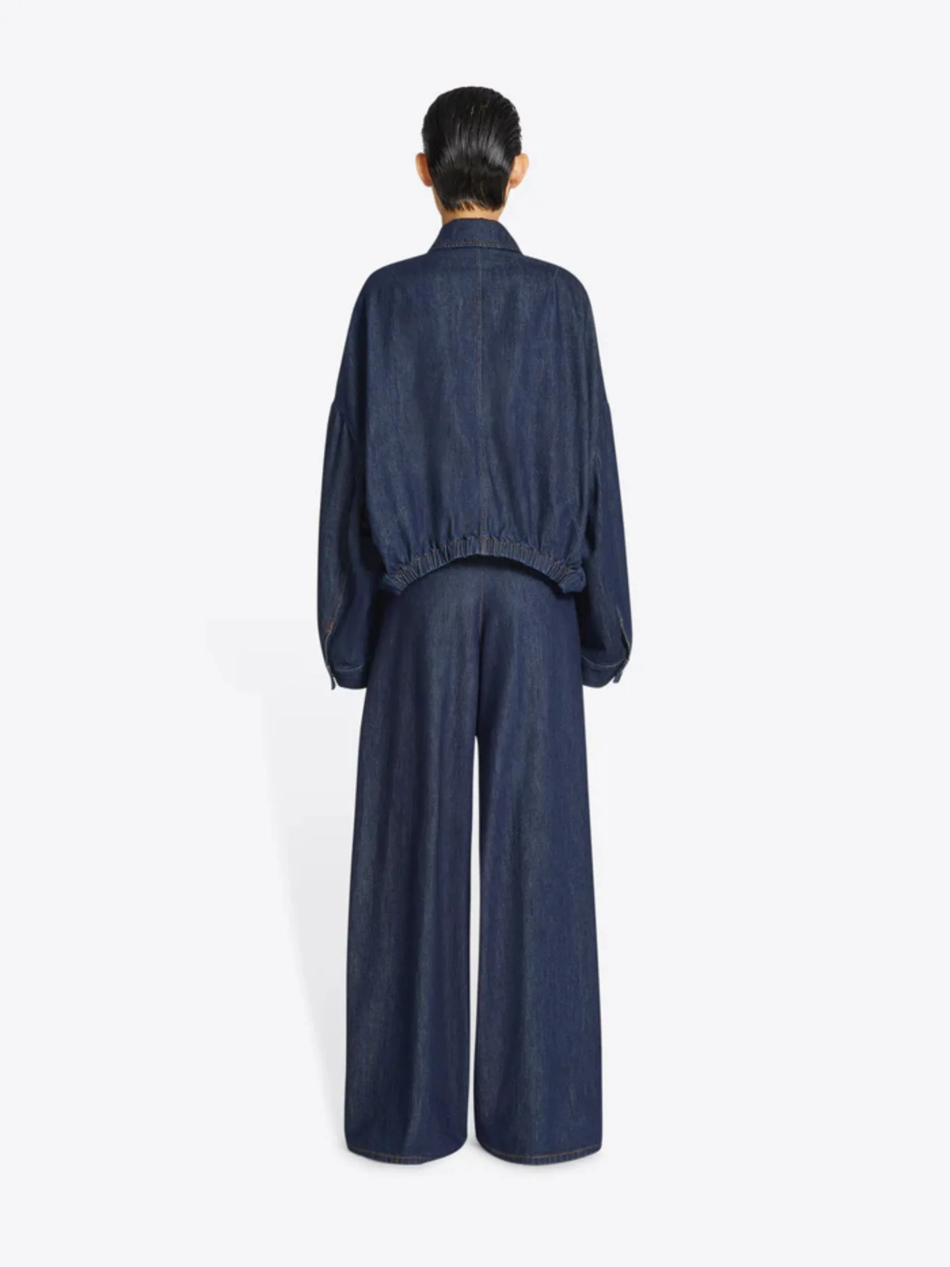 Indigo Pamplona Denim Trousers - Image 3