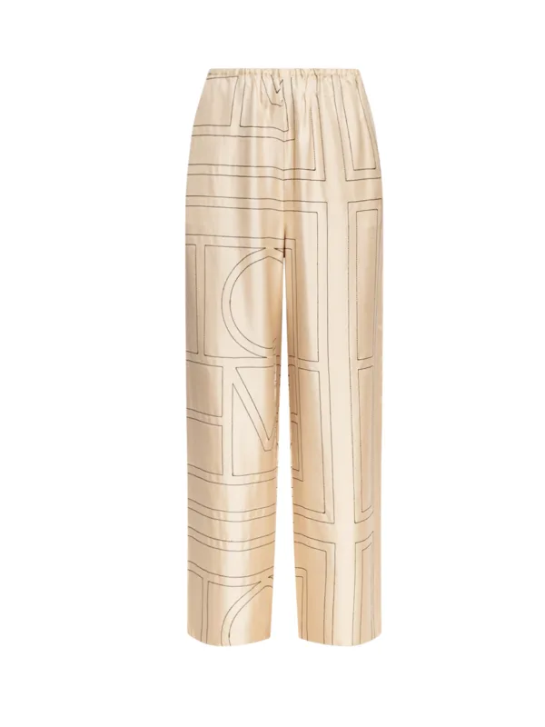 Ivory Monogram PJ Bottom
