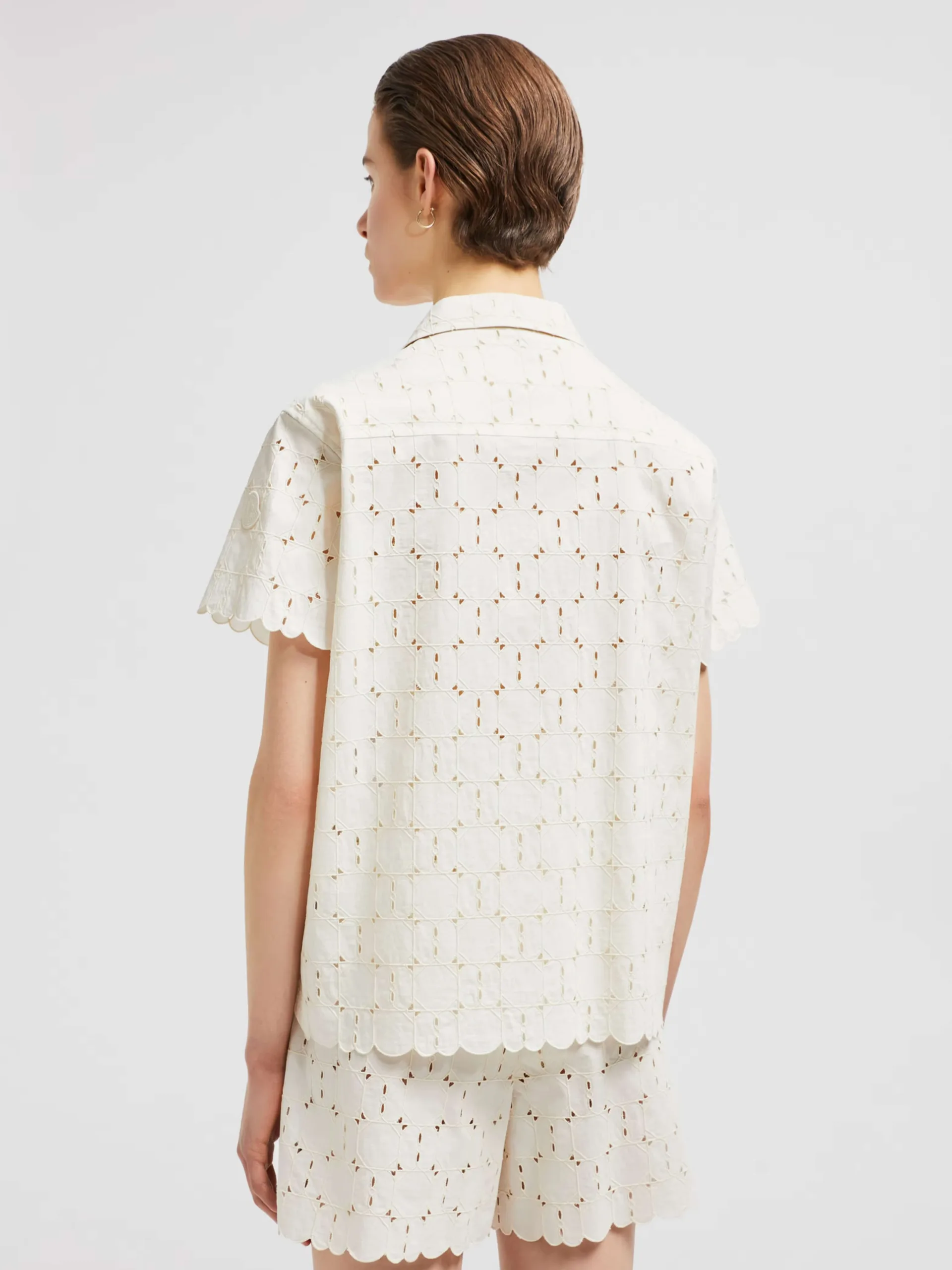 Broderie Short Sleeve Shirt - Image 3