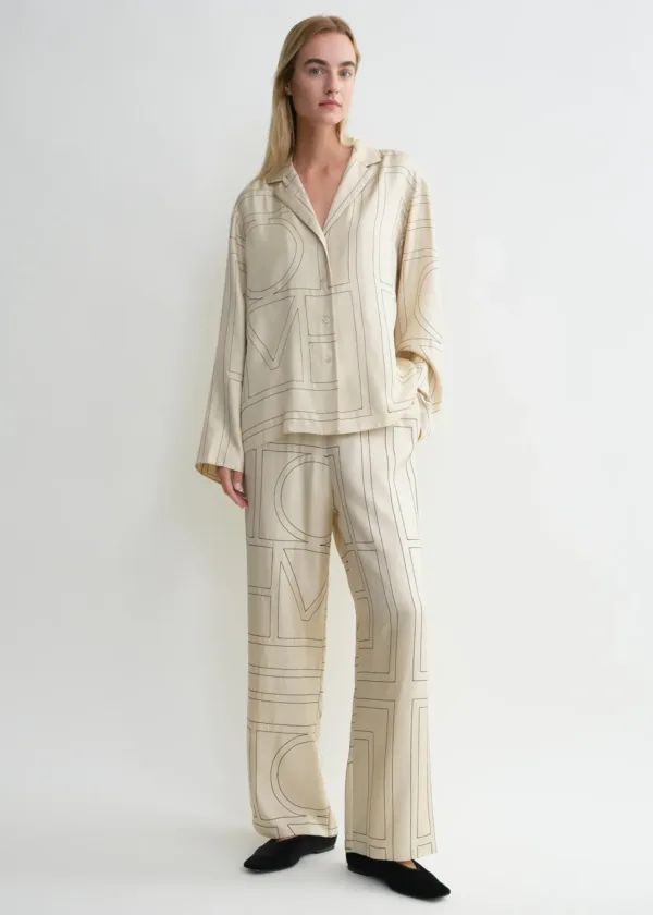 Ivory Monogram PJ Bottoms - Image 2