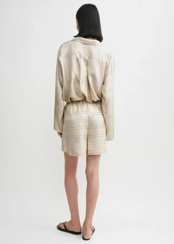 Ivory Monogram PJ Shorts - Image 4