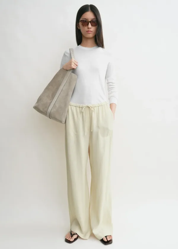 Woven Stripe Trousers - Image 2