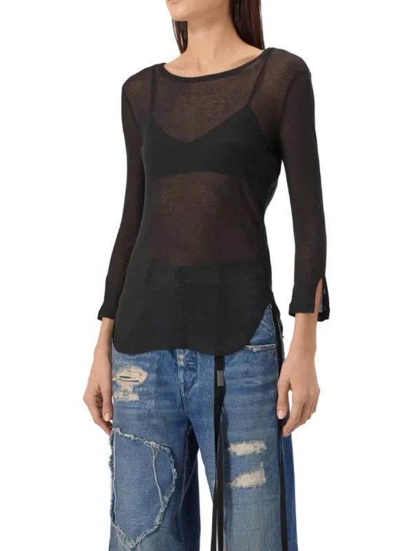 Black Cotton Long Sleeve - Image 2