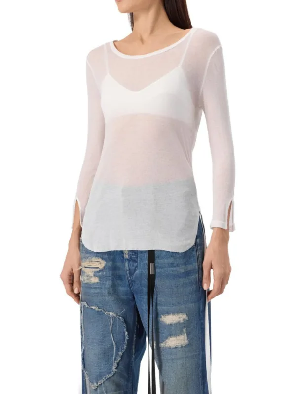 White Cotton Long Sleeve - Image 2
