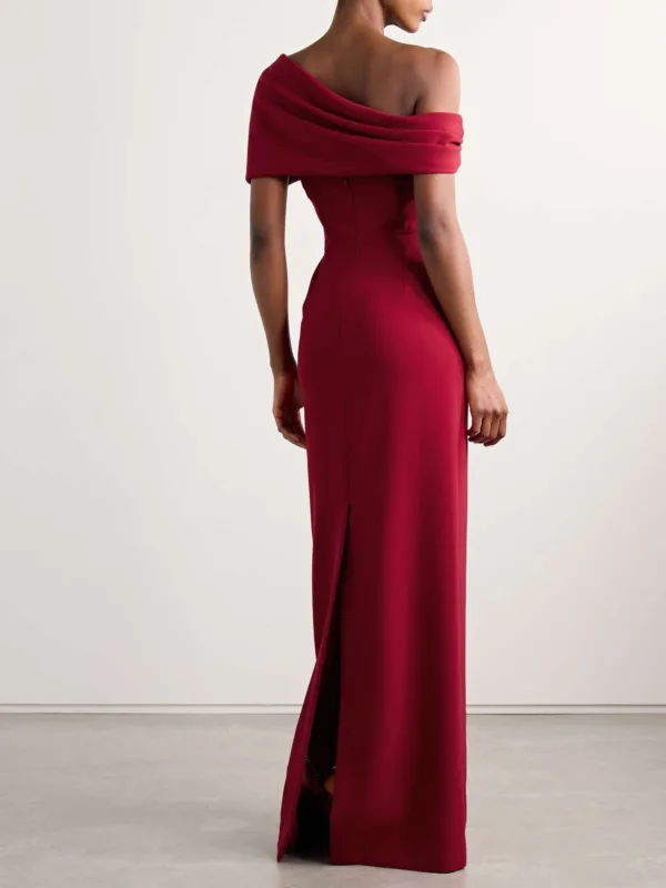 Off Shoulder Column Gown - Image 3