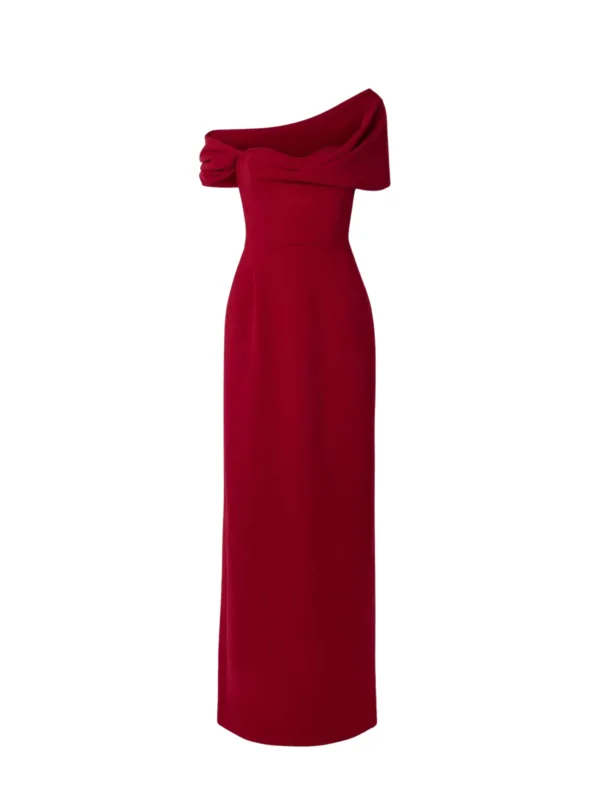 Off Shoulder Column Gown