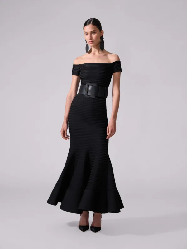 Off Shoulder Trumpet Dress - Image 2