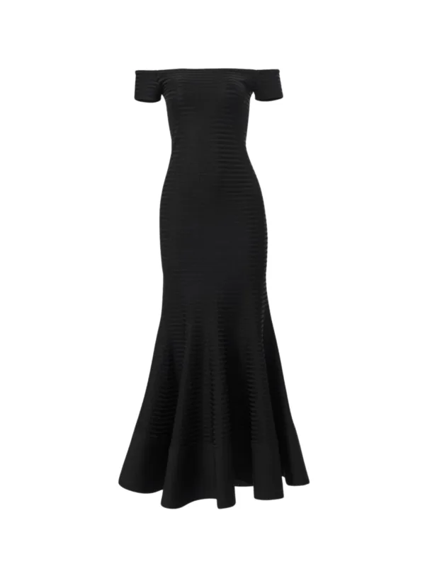 Off Shoulder Trumpet Dress