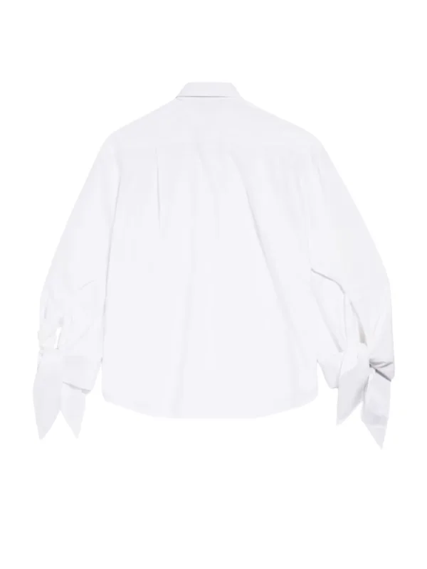Knotted Cuff Blouse Shirt - Image 2