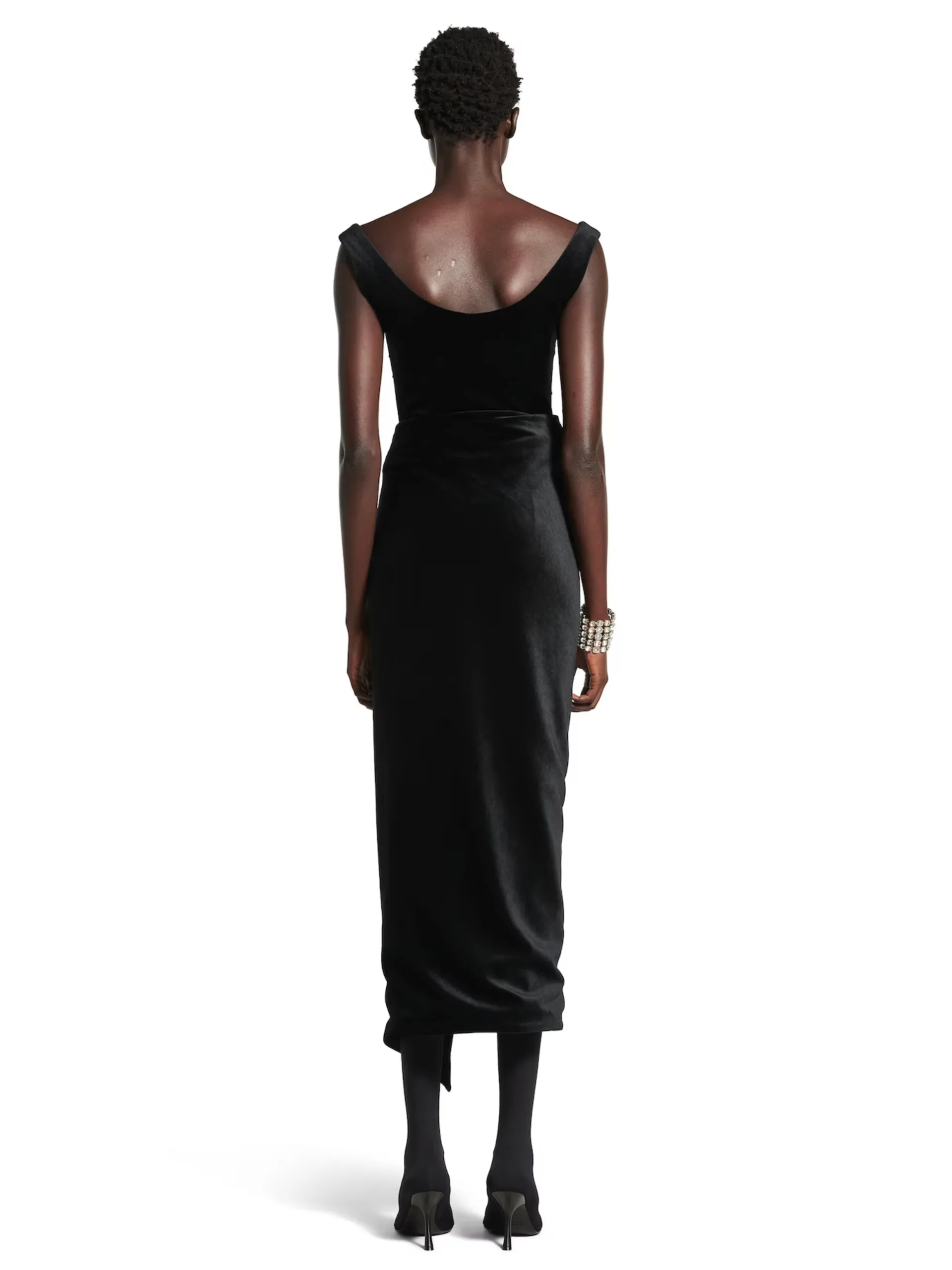 Off-Shoulder Velvet Top - Image 3