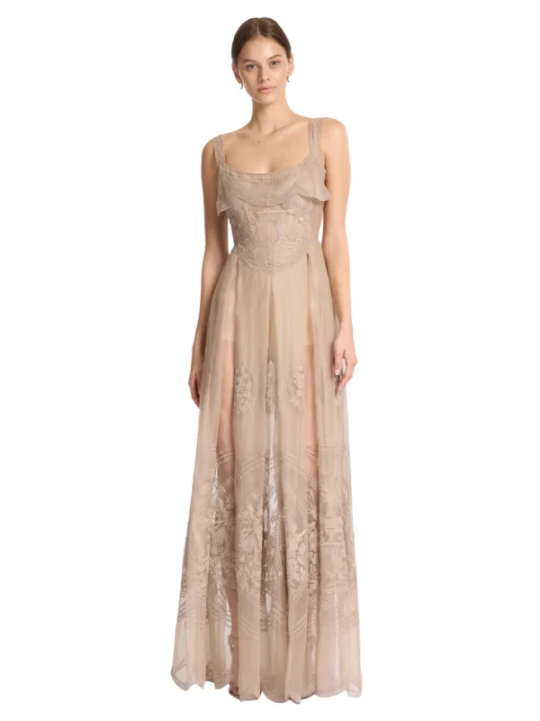 Embroidered Organza
