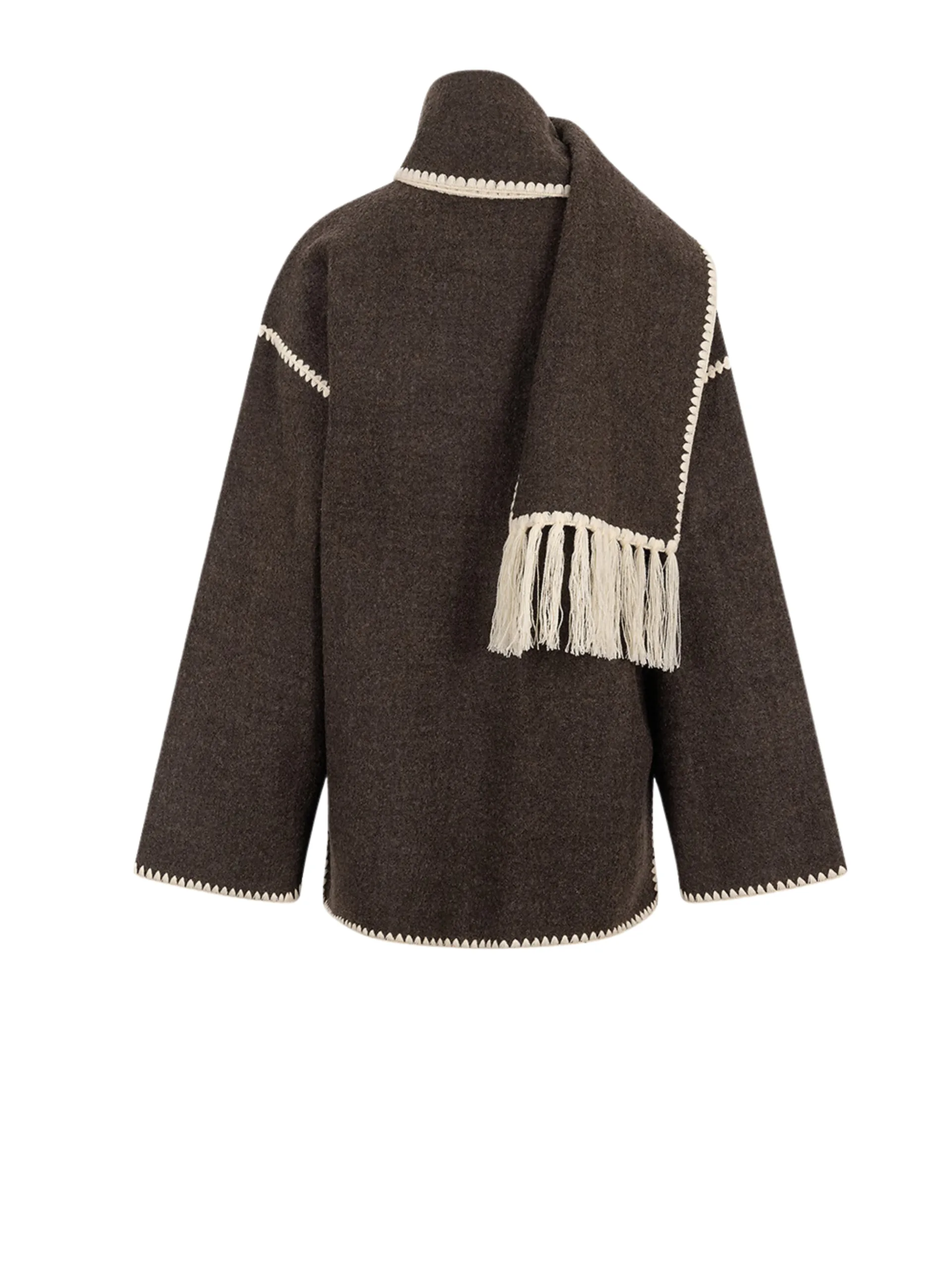 Embroidered Scarf Jacket - Image 2