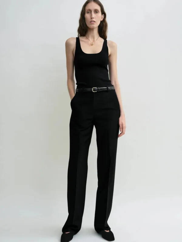 Straight Suit Trousers - Image 2