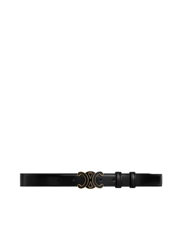 Belt in Taurillon Leather