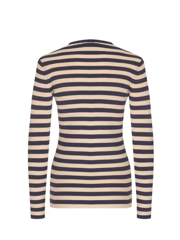 Striped Cotton Sweater - Image 2