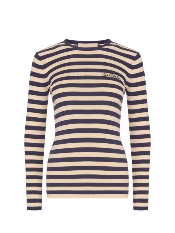 Striped Cotton Sweater