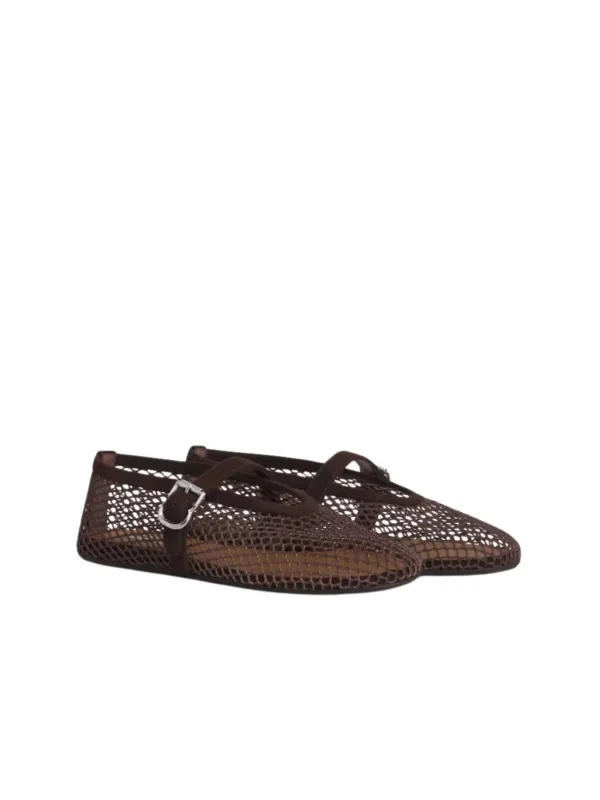 Ballet Flats In Fishnet - Image 2