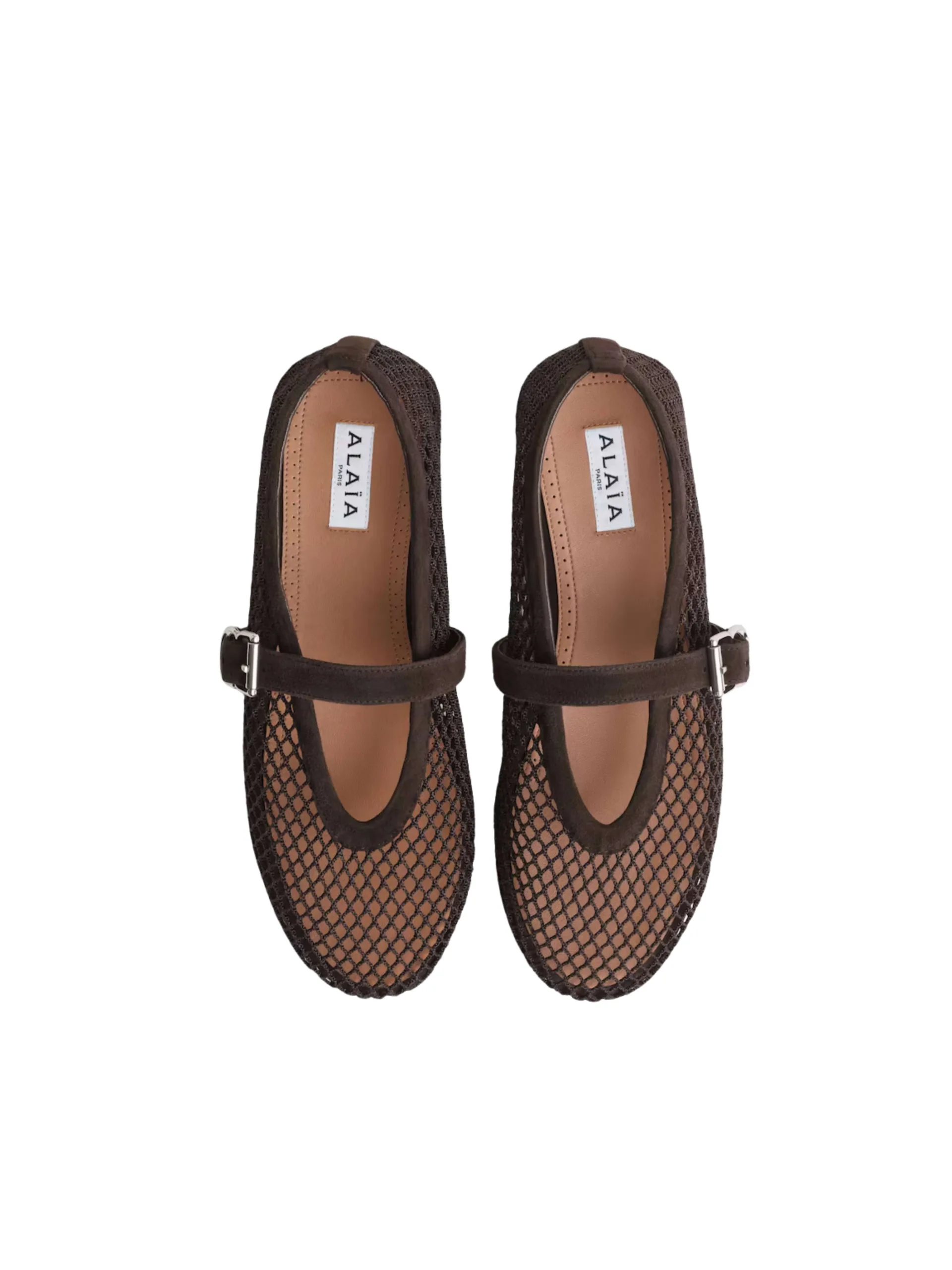 Ballet Flats In Fishnet - Image 3