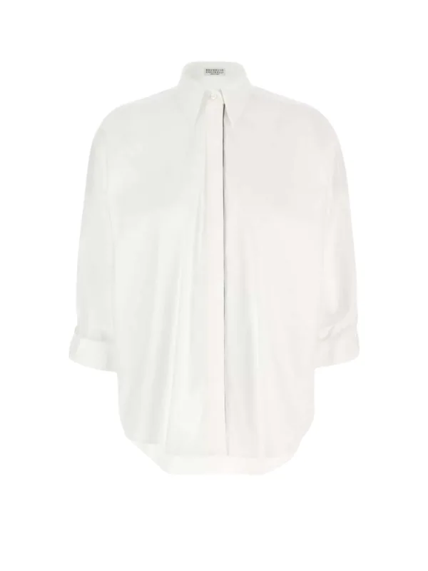 Shirt with Shiny Trim