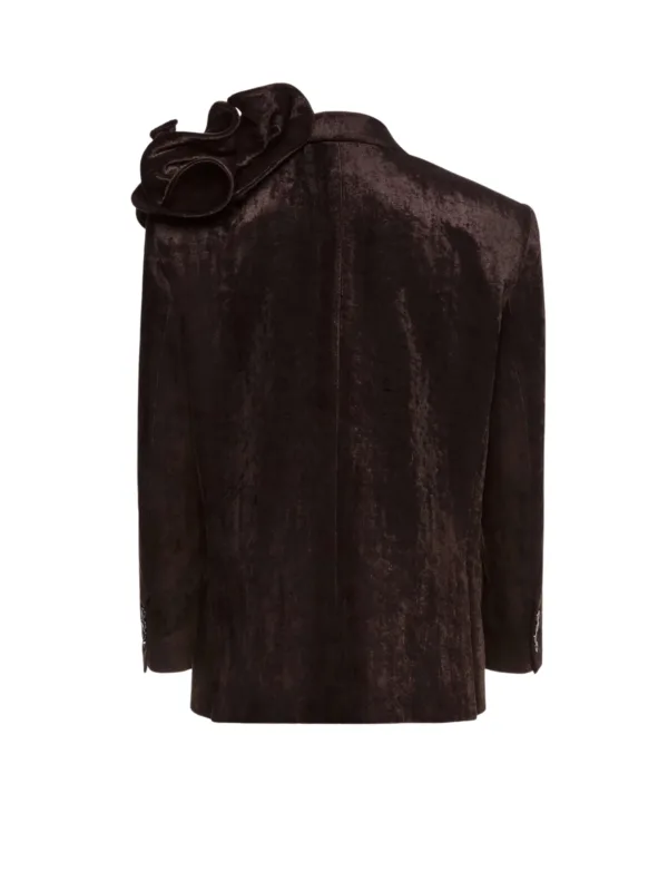 Velvet Flower Blazer - Image 2