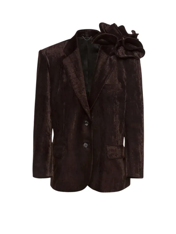 Velvet Flower Blazer