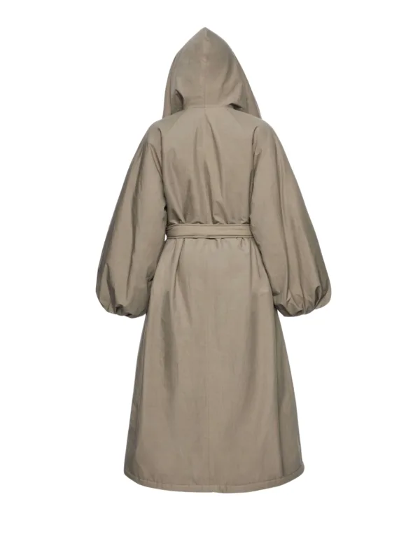 Faux Fur Hooded Coat - Image 2