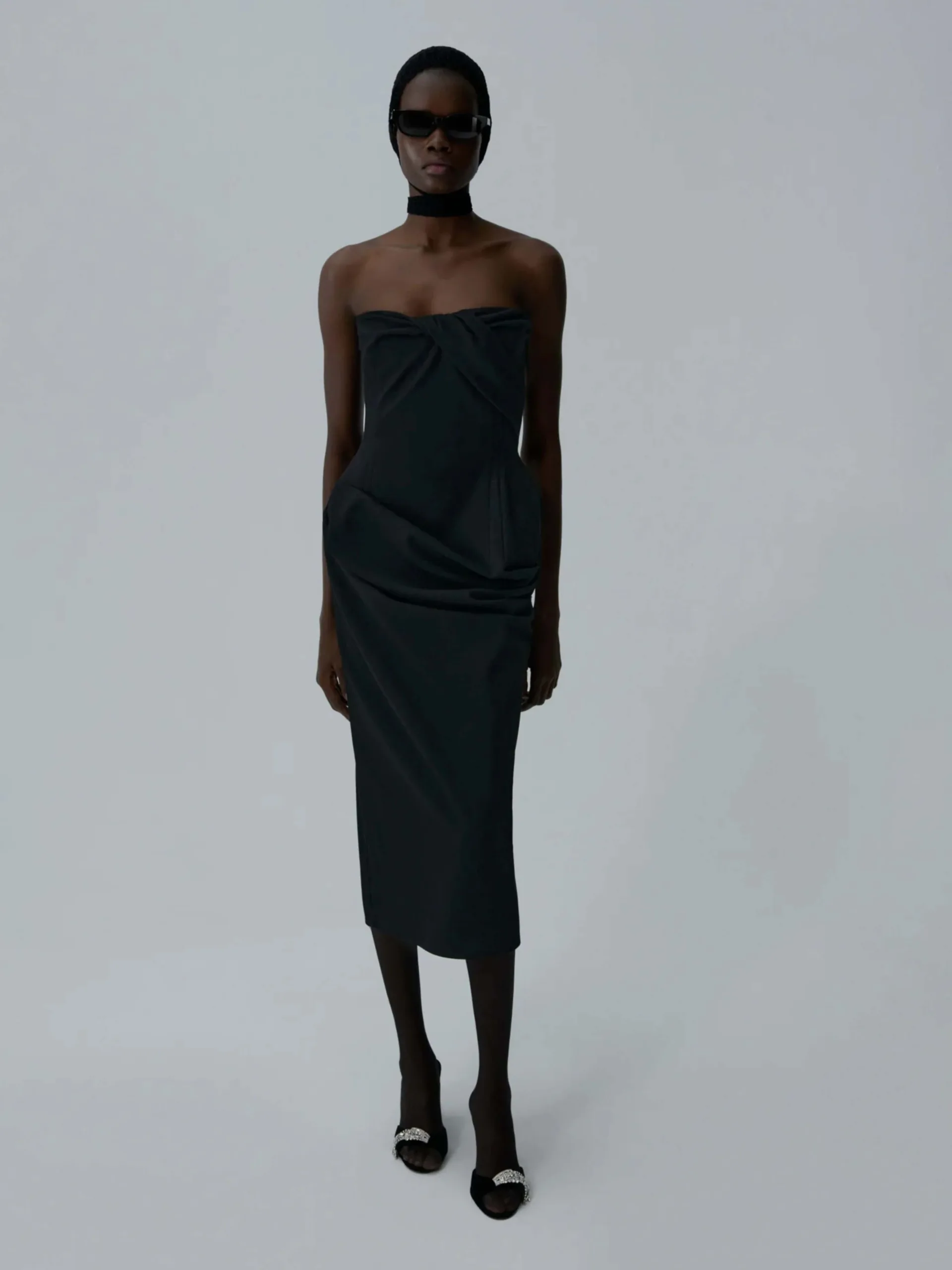 Corset Midi Dress - Image 3