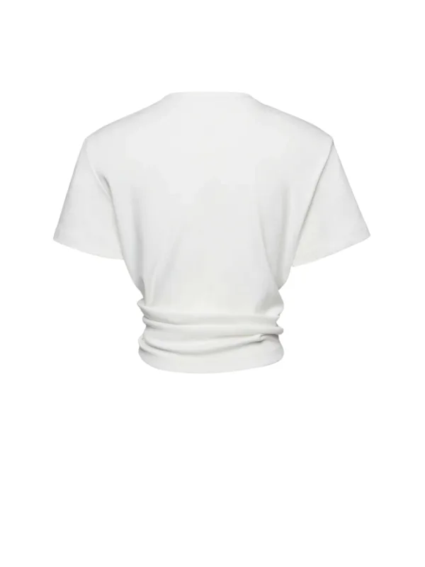 Knotted Ribbed T-Shirt - Image 2